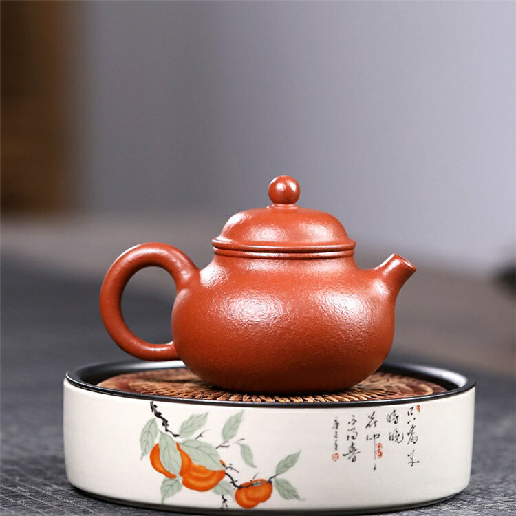 館蔵珍品 紫砂壺 六方竹節壺 朱可心款 原礦紅泥 紫砂壺』置物 賞