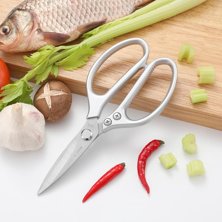 原裝日本進口不銹鋼多功能廚房剪刀家用SK5雞鴨魚骨食物剪不生銹「限時特惠」