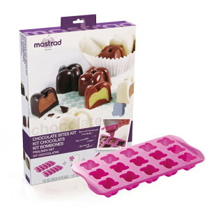 法國mastrad 巧克力矽膠模具禮盒組(紫)