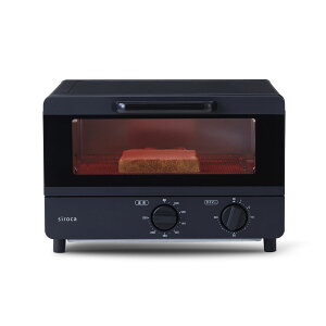 日本代購 2024新款 siroca ST-211 烤麵包機 小烤箱 4片吐司 30分定時 80~250℃ 黑色