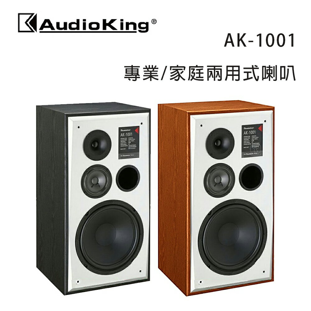 【澄名影音展場】AudioKing 臺灣撼聲 AK-1001 專業/家庭兩用式喇叭/桌上型防磁喇叭/對