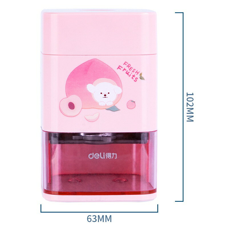 ✨台灣現貨📦 得力 削鉛筆機 手搖式 卡通削筆機 文具用品 #丹丹悅生活 5