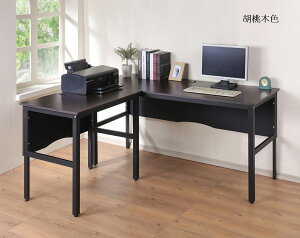 160環保低甲醛L型工作桌(附收線孔+調整腳墊) 電腦桌 書桌 穩固不搖晃 台灣製作 可加購鍵盤架、抽屜