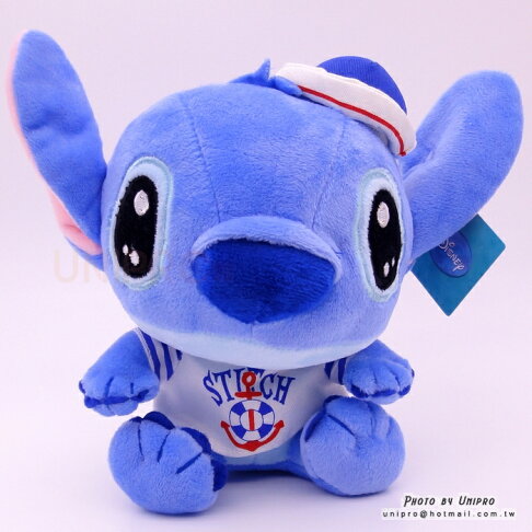 【UNIPRO】迪士尼 史迪奇 STITCH 水手造型玩偶 6吋 海軍風 絨毛吊飾娃娃 玩偶 正版授權 3