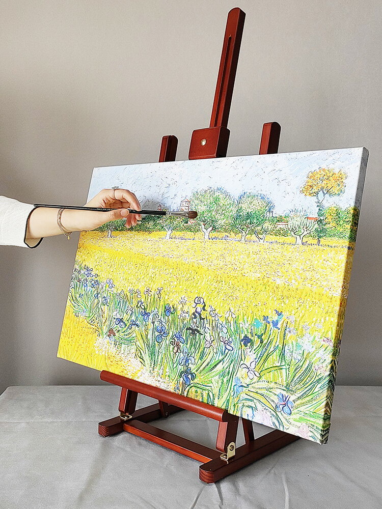 桌面臺式畫架 桌面畫架套裝4K8k畫板彩色白藍粉紅胡桃色畫架木製折疊便攜寫生支架式8開實木畫架水彩素描培訓學校臺式畫架『CM44710』