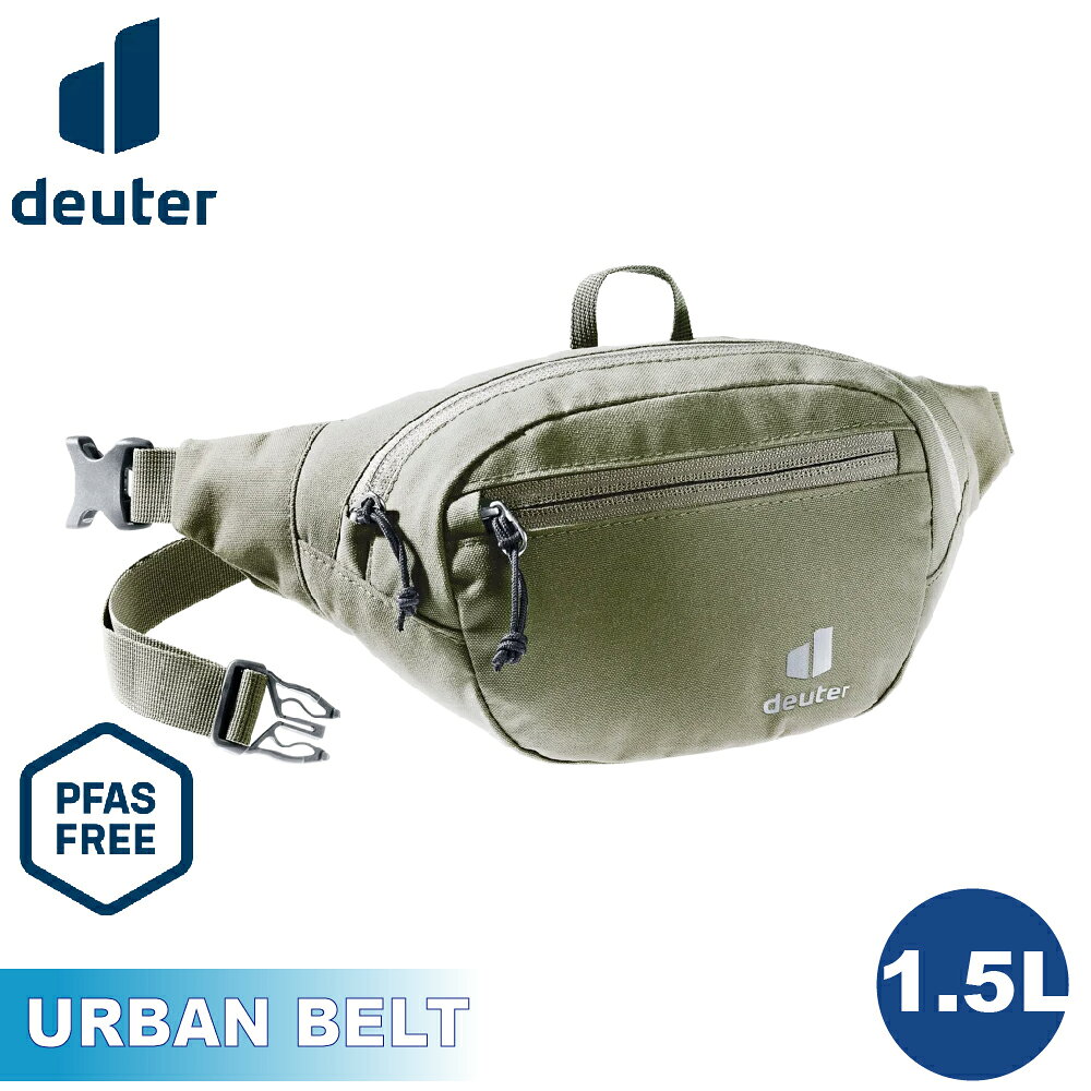 【Deuter 德國 Urban Belt 1.5L 腰包《卡其綠》】3910420/側背包/臀包/休閒包