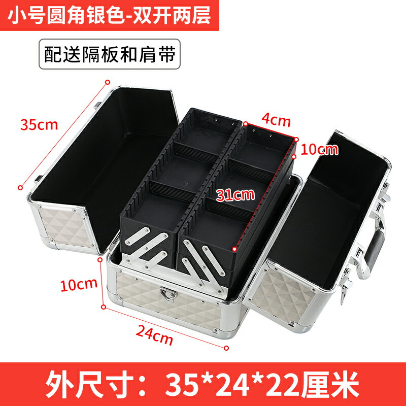 {公司貨 保固一年}多層裝藥物收納盒醫護醫療收納藥品大容量救援應急出診箱帶鎖金屬 0