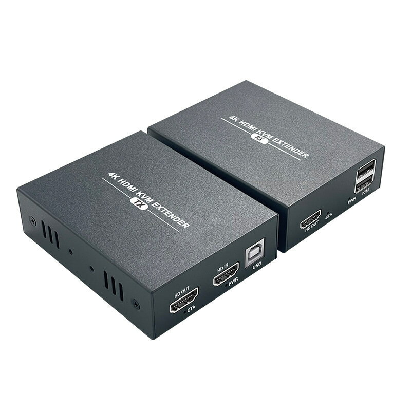 跨境專供HDMI網線延長器KVM延長器100米4K60HZ本地環出HDMI轉RJ45【宜家良品百貨】