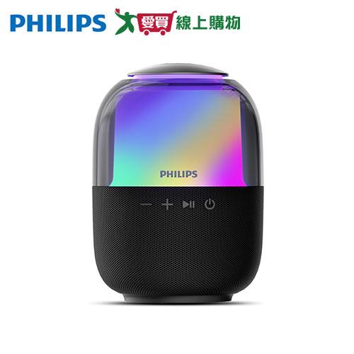 Philips飛利浦 炫彩RGB強力低音無線藍芽5.3喇叭 TAS2108BK【愛買】