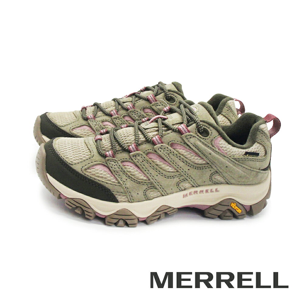 MERRELL(女)MOAB 3 GORE-TEX防水登山健行鞋 女鞋-淡綠色