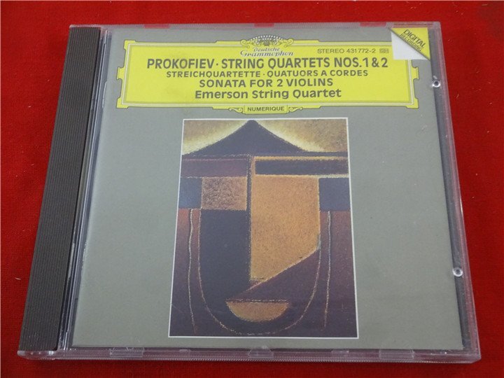 Prokofiev String Quartets Nos.1-2 Emerson 德*滿銀圈 玉4296