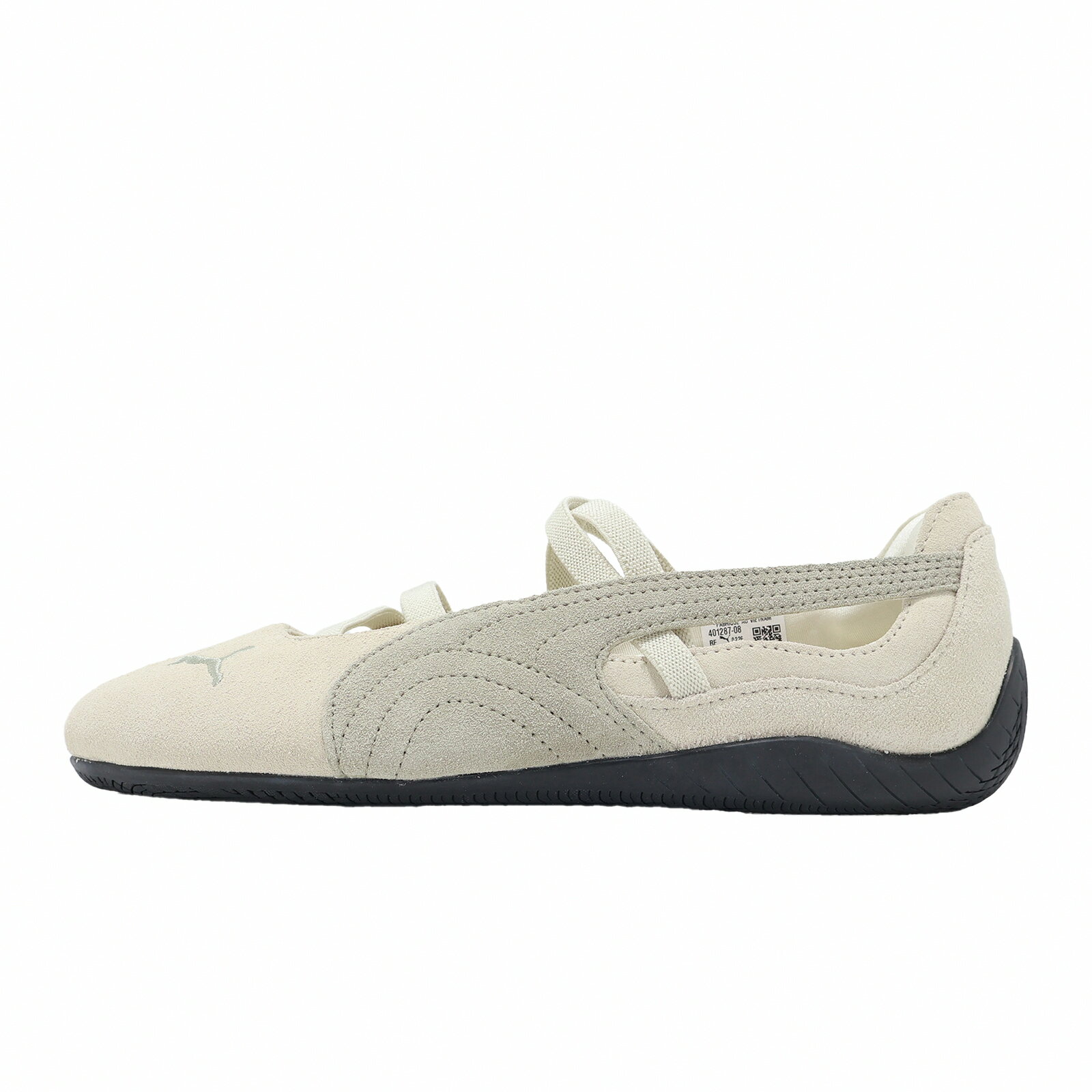 Puma 休閒鞋 Speedcat Ballet SD 女鞋 米白 麂皮 瑪莉珍鞋 賽車鞋 401287-08