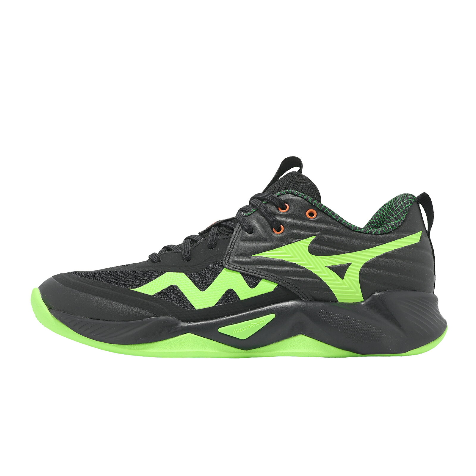 Mizuno 排球鞋 Wave Momentum PRO 男鞋 綠 黑 抓地 緩震 美津濃 V1GA2540-49