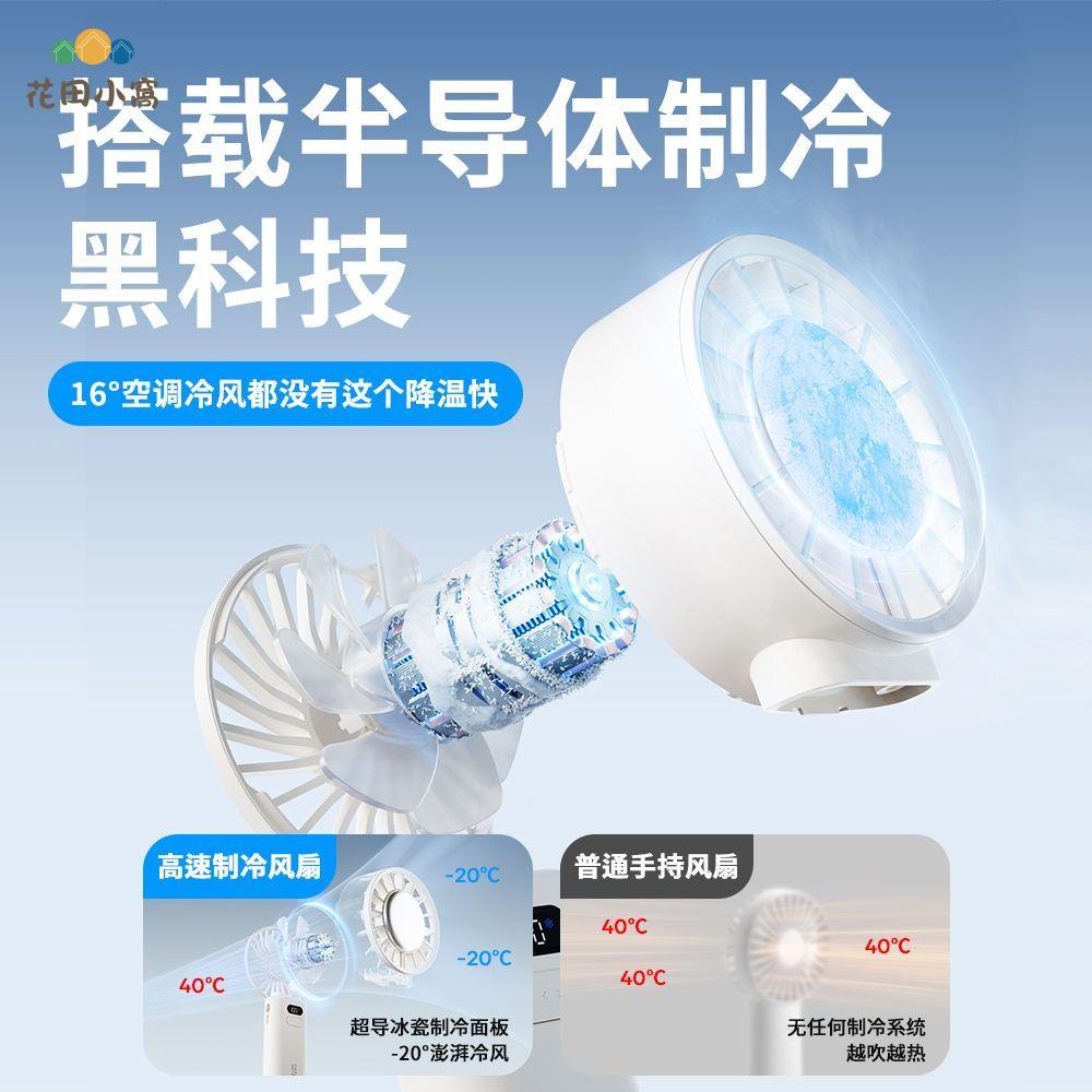向物掛脖風扇 usb靜音 冰敷製冷便攜式高速手持小風扇 超長續航戶外[PP0510023]
