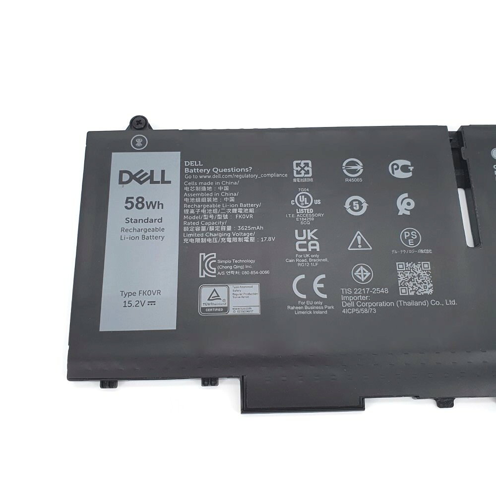 thumbnail image 2 of FK0VR 58Wh Replacement Battery For Dell Latitude 5330 5430 5530 7430 & Precision 3570 2 of 4
