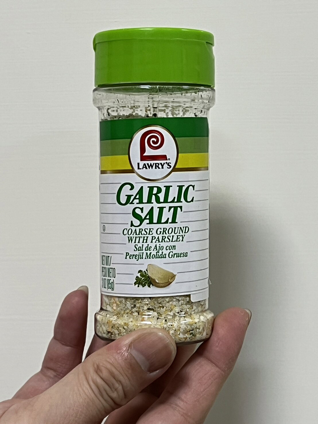 《AJ歐美食鋪》美國 勞倫斯經典特調香蒜鹽 85克 大蒜胡椒鹽 香蒜鹽 蒜味鹽 LAWRY'S Garlic salt