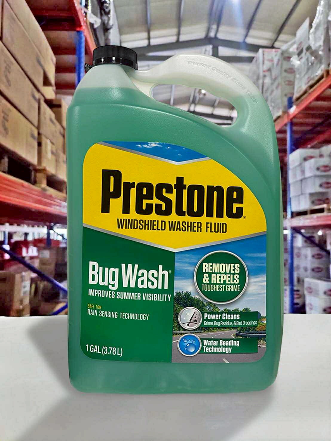 『油工廠』Prestone Bug Wash 雨刷精 玻璃清潔液 1加侖 美國原裝 濃縮 需稀釋 3.78L
