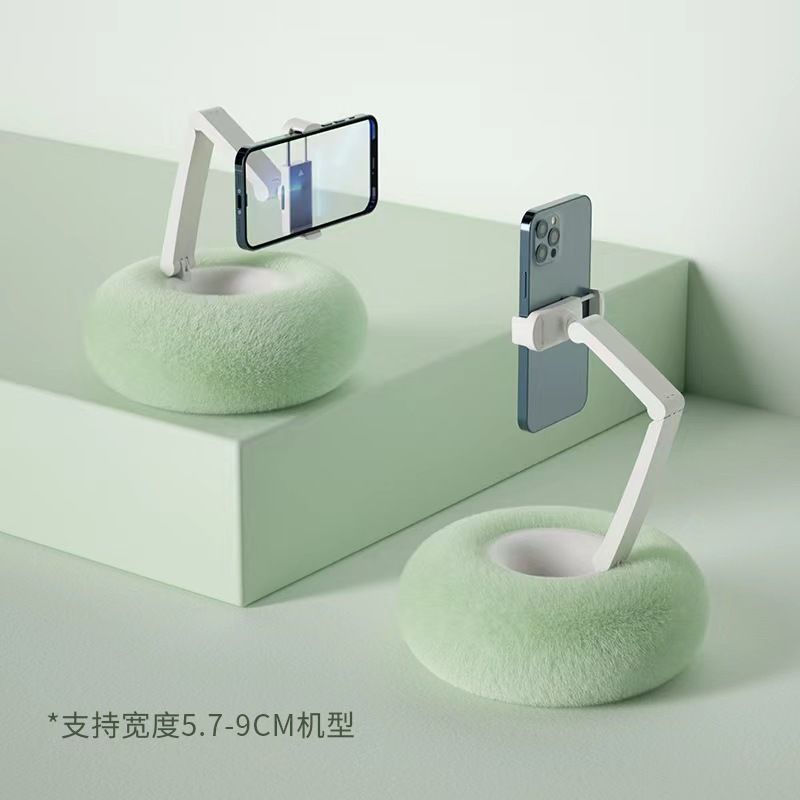 免運/可開發票 手機支架 懶人支架 手機毛絨抱枕支架Padd懶人神器沙發被窩追劇可愛宿舍辦公室手機架 快速出貨