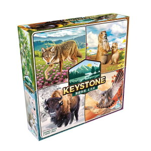 關鍵物種 北美洲 Keystone North America 繁體中文版 高雄龐奇桌遊 正版桌遊專賣 玩樂小子