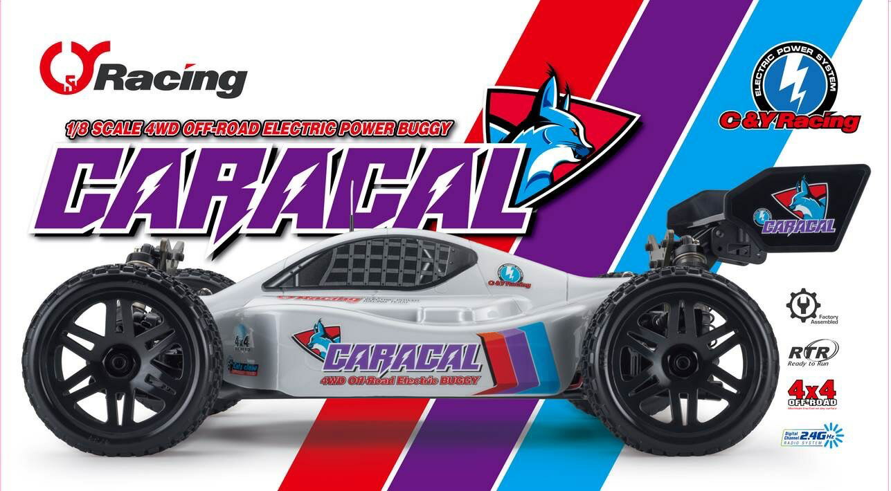 【車車共和國 】MING YANG 明陽 CARACAL 獰貓 電車版 1/8 無刷馬達 越野車 RTR版