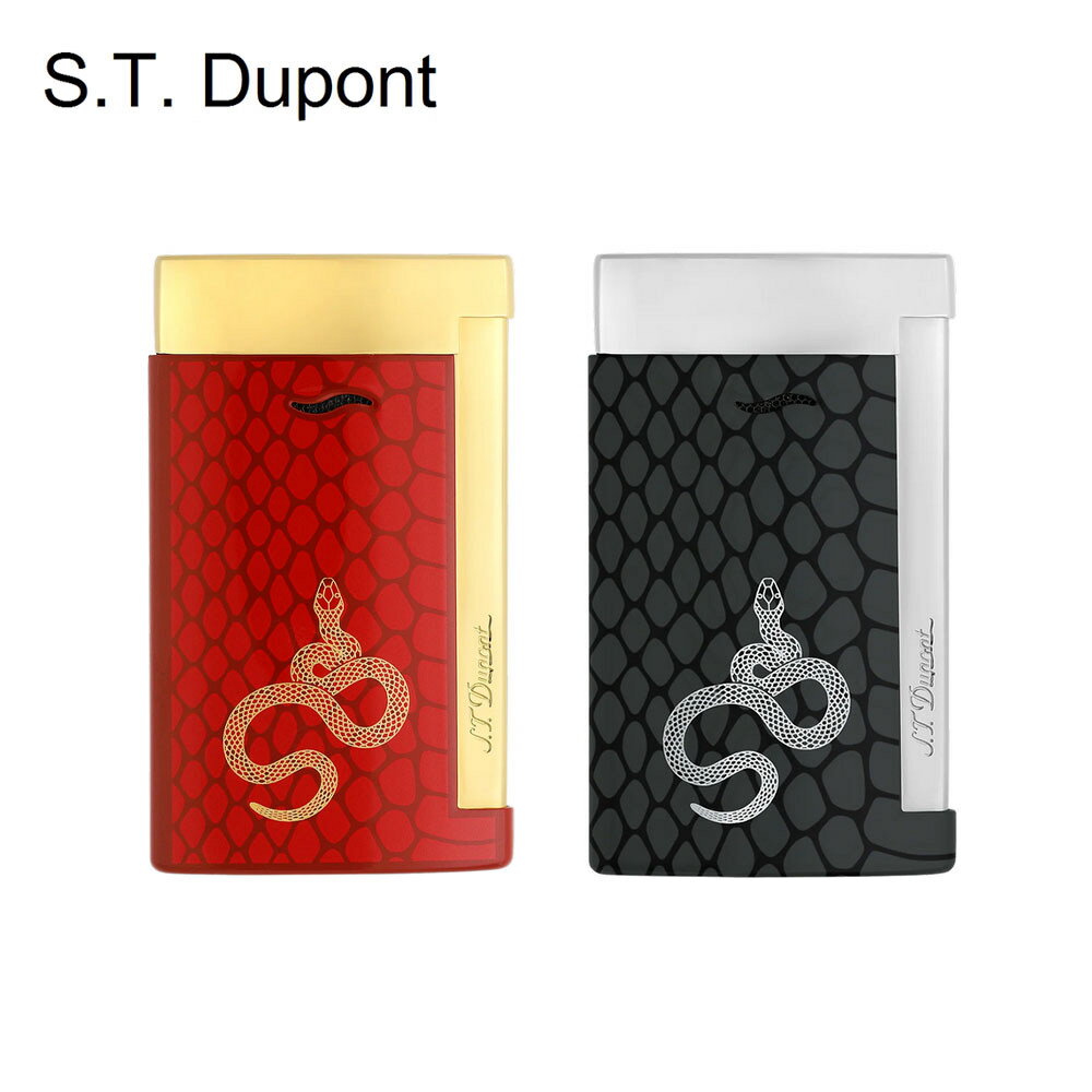S.T.Dupont 都彭 SLIM7系列 打火機 蛇 紅色/黑色 27075/27076