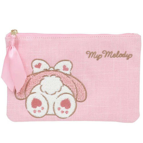 【震撼精品百貨】My Melody 美樂蒂~日本SANRIO三麗鷗 美樂蒂尼龍小物收納包(粉緞帶款)*14020