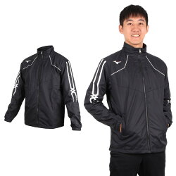 MIZUNO 男防潑水保暖外套(免運 美津濃 慢跑 路跑 立領外套【03391298】≡排汗專家≡