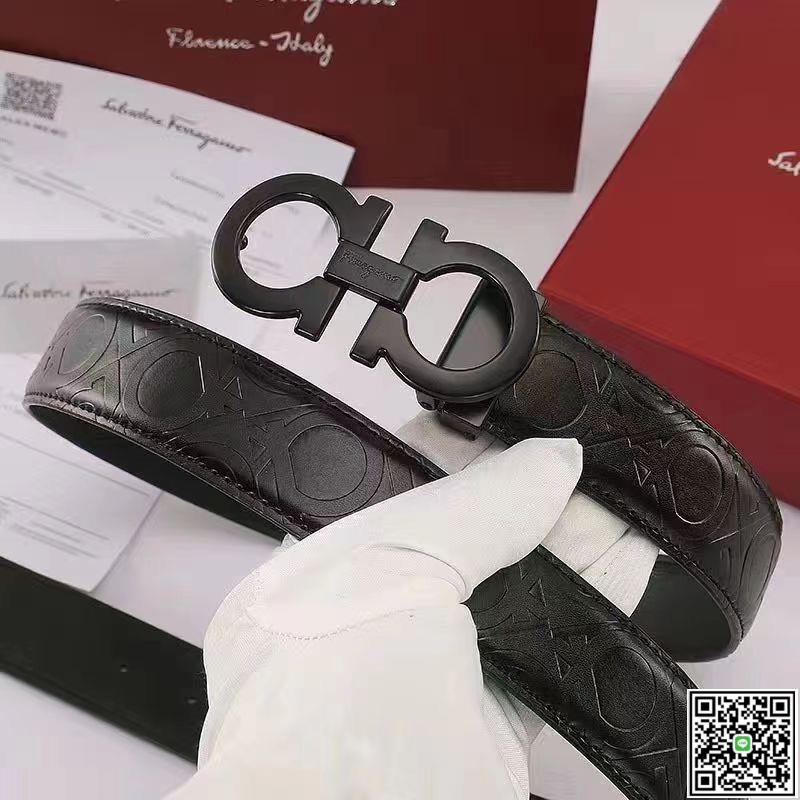 精品男士腰帶牛皮經典菲拉百搭商務休閑高檔褲腰帶真皮皮帶新款-UM.有米家居