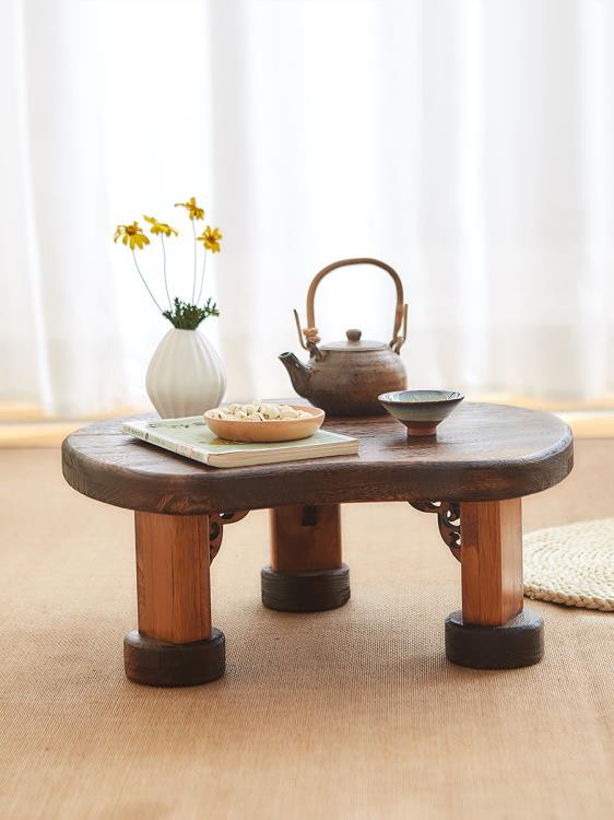 茶几 實木新中式飄窗小桌子臥室坐地家用炕桌窗臺榻榻米小茶幾床上矮桌