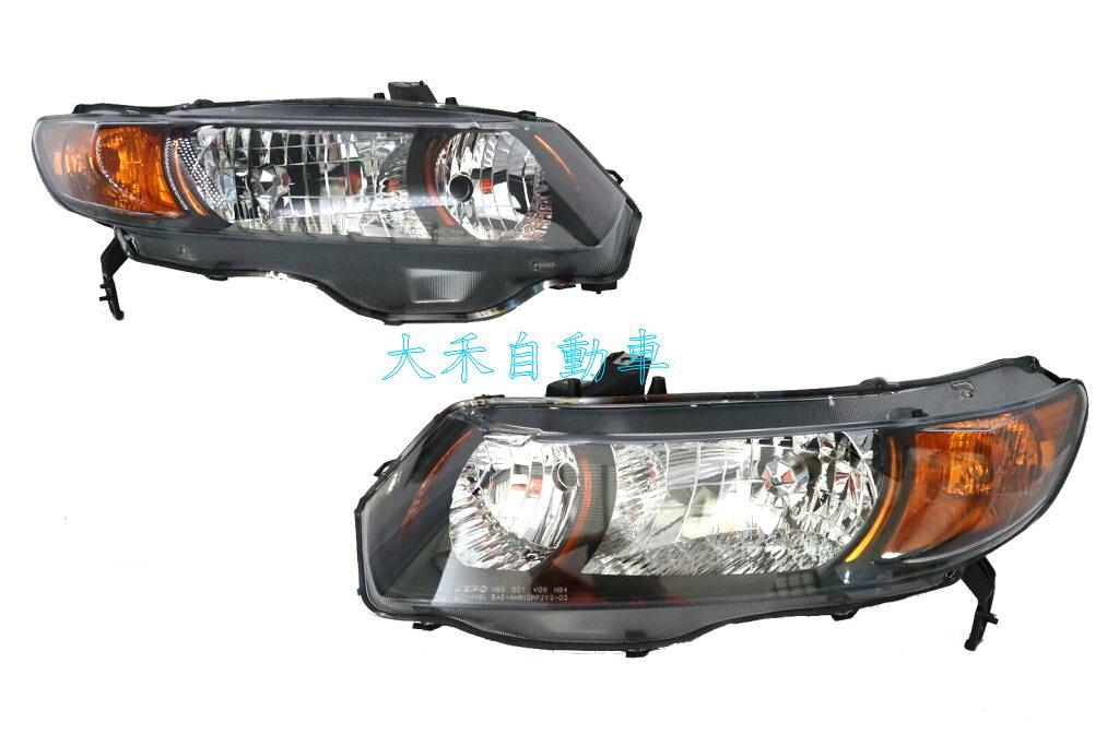 大禾自動車 原廠外型 大燈 適用 美規 CIVIC8 SI 2門 06-11 DEPO製