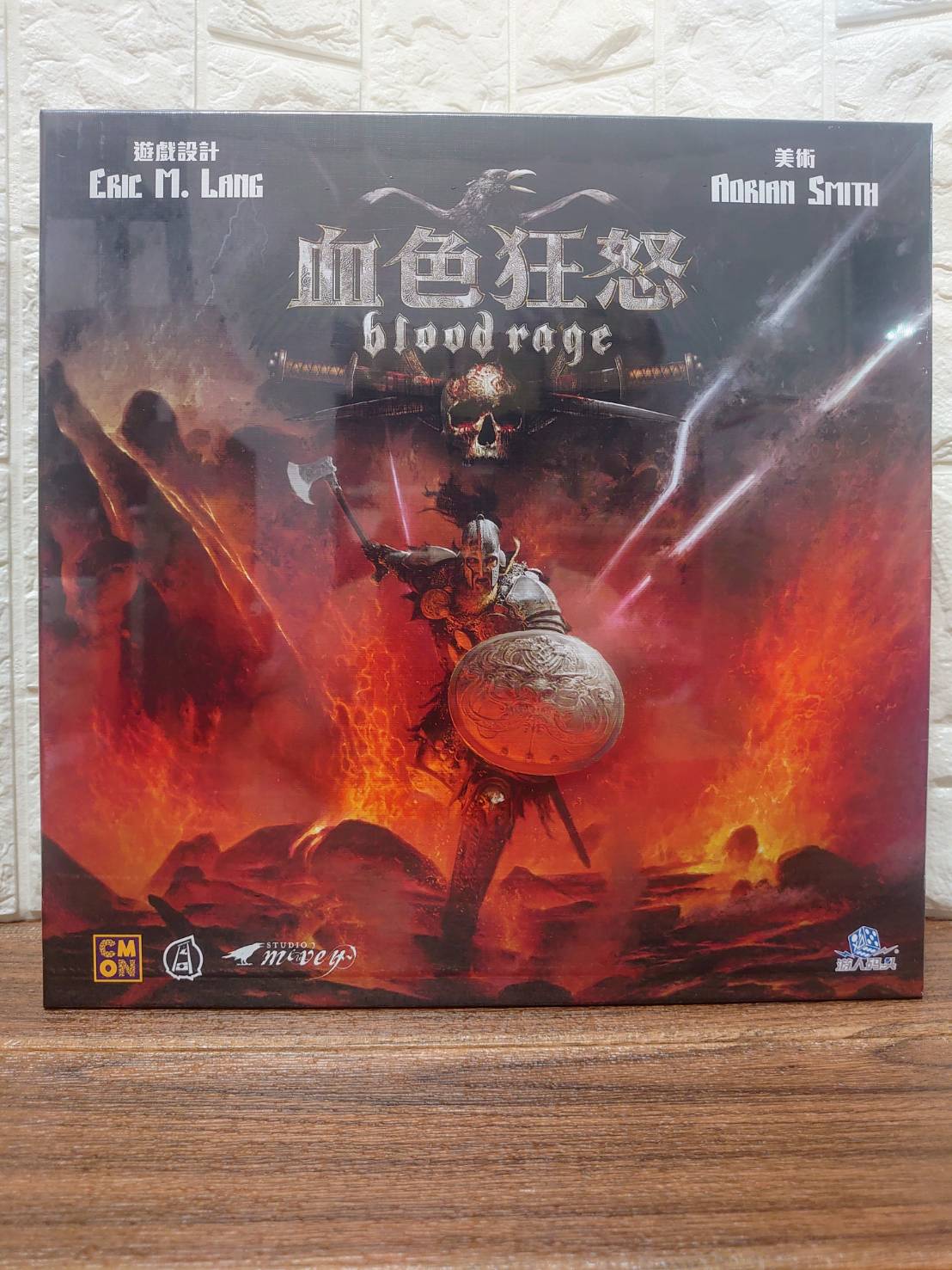 【桌遊侍】血色狂怒 正版實體店面快速出貨 《免運.再送充足牌套》血怒.血色.策略遊戲.維京人.海盜.模型.奧丁.諸神黃昏