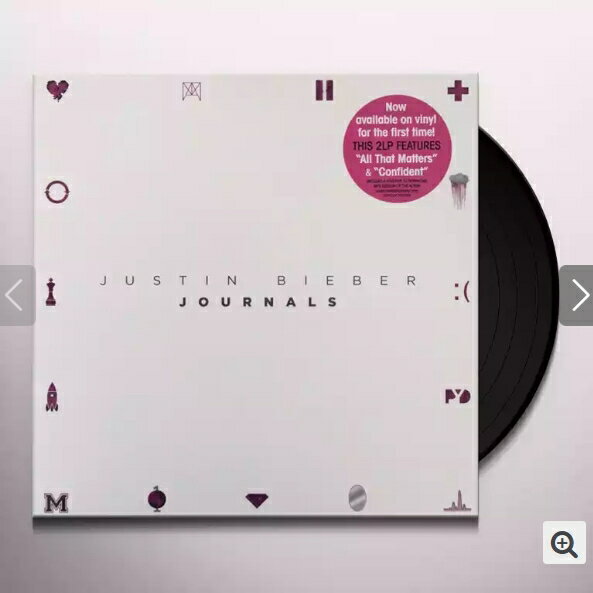 【正版】賈斯汀比伯 Justin Bieber Journals 黑膠唱片2LP