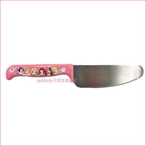asdfkitty*日本製 迪士尼公主安全不鏽鋼菜刀/水果刀/兒童菜刀-日本正版商品