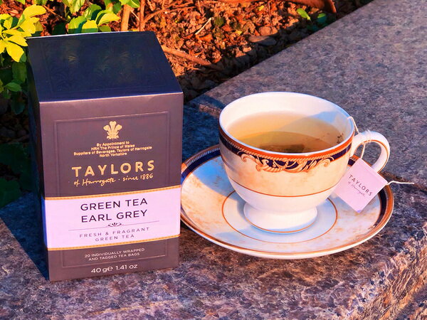 英國 Taylors 皇家伯爵綠茶  - 皇家茶包系列- 20入/盒;  Green Tea Earl Grey 綠茶 1