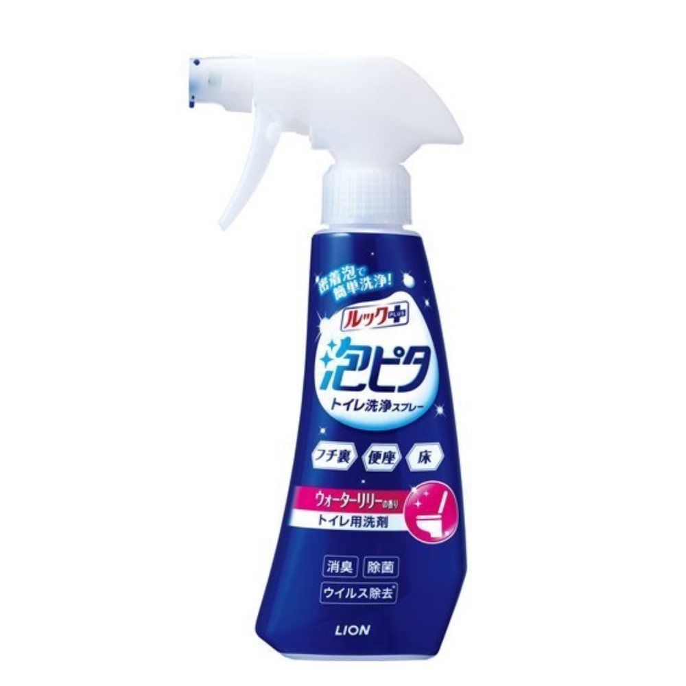 日本 獅王Lion LookPlus 泡沫密著 浴廁清潔噴霧 本體300ml 睡蓮香 清涼柑橘香 另售補充包250ml【領券滿額再折千12/31止】 2