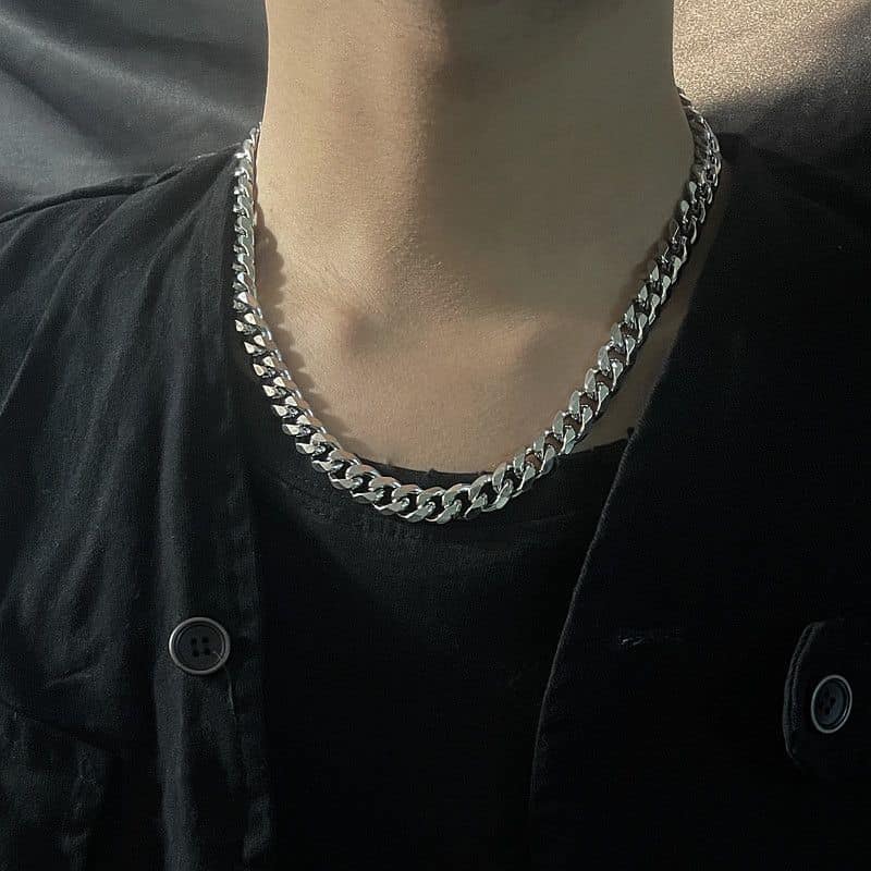 2025 古巴項鍊男生穿搭推薦|古巴鍊品牌、長度挑選、純銀款 男女同款鈦鋼古巴項鍊| 有的沒有Wama | 樂天市場Rakuten
