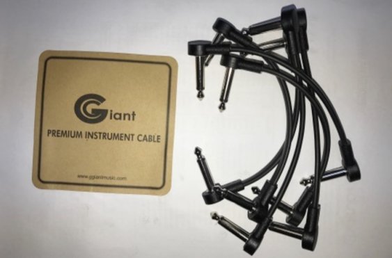 Giant Premium 電吉他/電貝斯 Bass 高階 單顆 效果器 短導線(6條/組)【唐尼樂器】