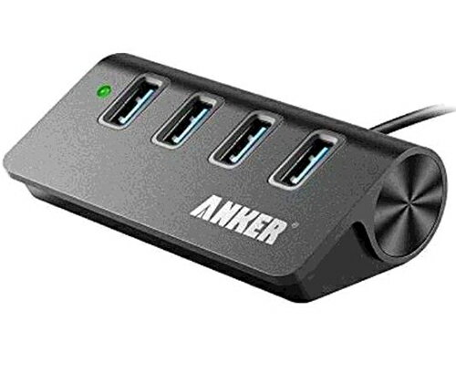 [2東京直購] Anker USB 3.0 4埠 鋁製 HUB 集線器 5Gbps 適 Mac Windows 含60CM傳輸線