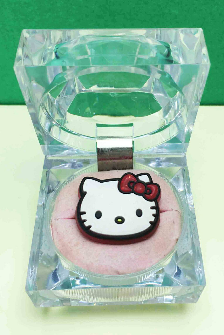 【震撼精品百貨】Hello Kitty 凱蒂貓 軟戒指-紅頭 震撼日式精品百貨