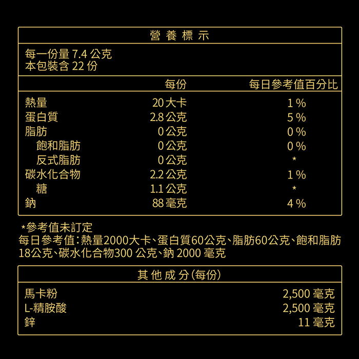 [限時促銷] 大研生醫 瑪卡 精氣神瑪卡粉包 現貨 公司貨 精胺酸+刺五加+透納葉+蛹蟲草+鋅 足量添加 精力充沛 22包/盒 4