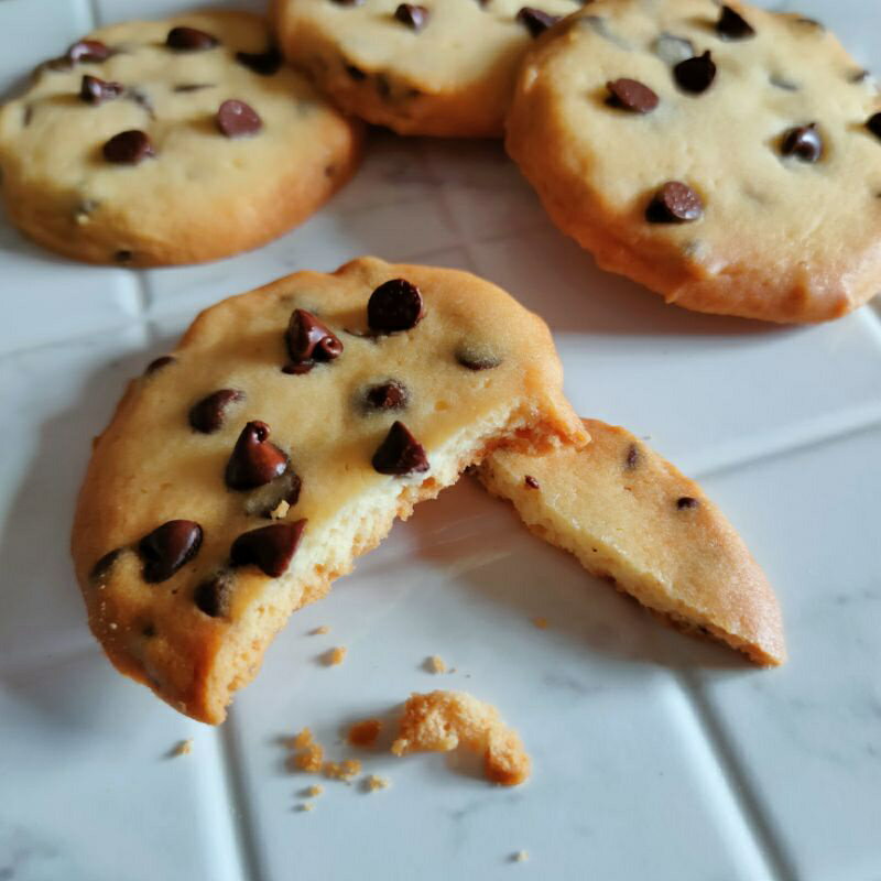 【BakerShop 貝克夏】巧克力豆手工餅乾 || 袋裝200克，約11片 0