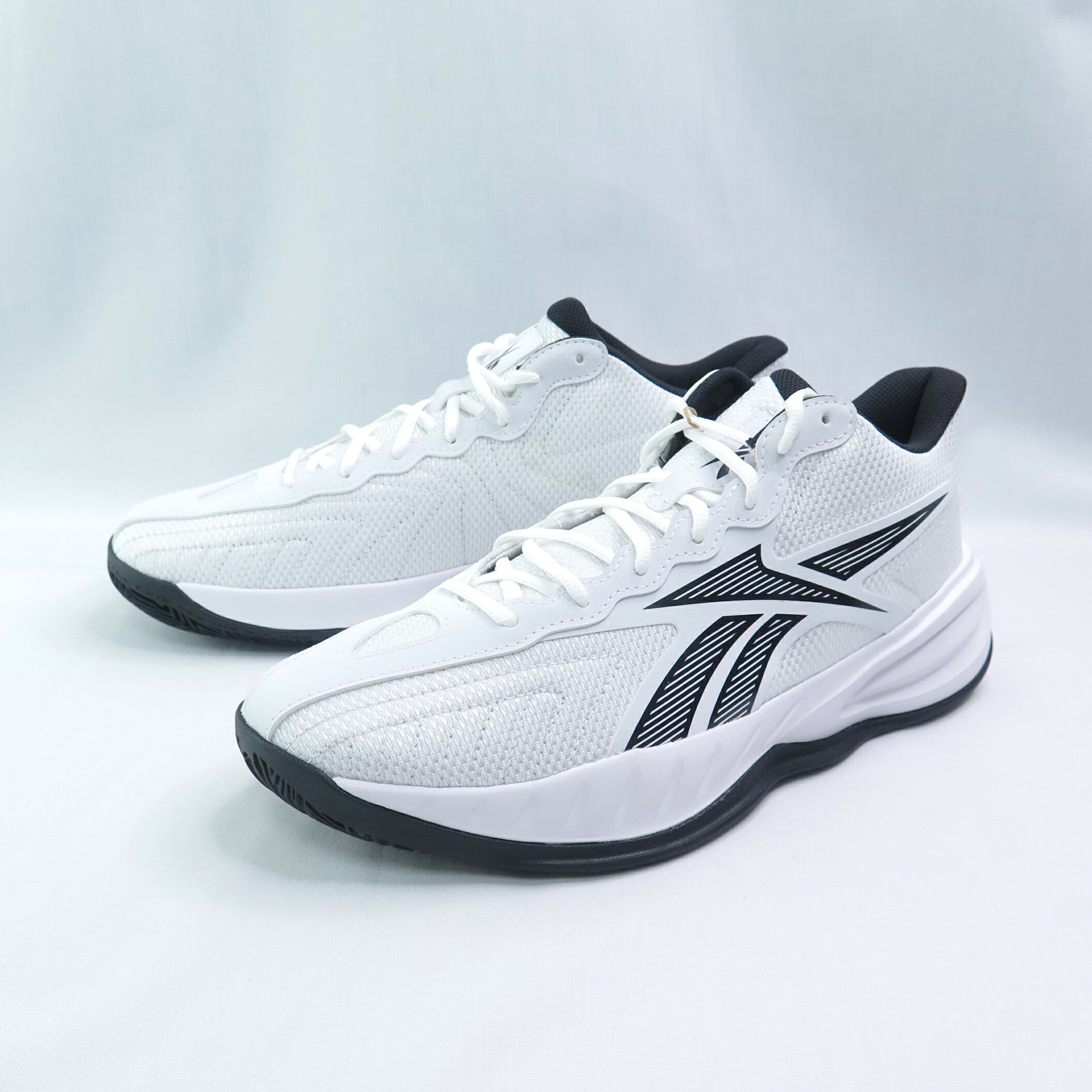 REEBOK PRESS 100246833 男 籃球鞋 白x黑灰【iSport愛運動】