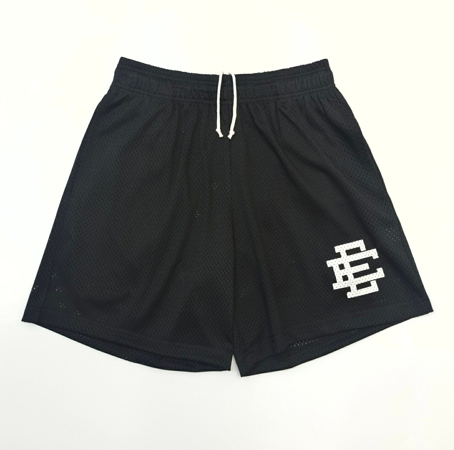 EE print shorts美式高街運動短褲 休閒寬鬆沙灘短褲