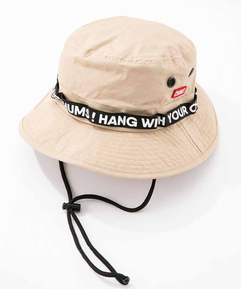 【毒】CHUMS HWYC Drawstring Hat 漁夫帽 卡其【領券折222｜Cube卡+APP下單最高10%回饋】
