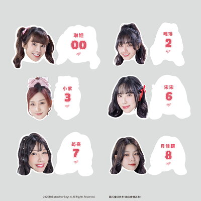 【隨機出貨】2025 女孩/團長大頭手指套(36款)