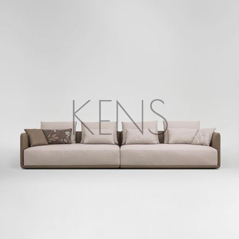【KENS】沙發 沙發椅 簡約現代沙發意式極簡輕奢科技布藝L型北歐沙發客廳組合家具定制