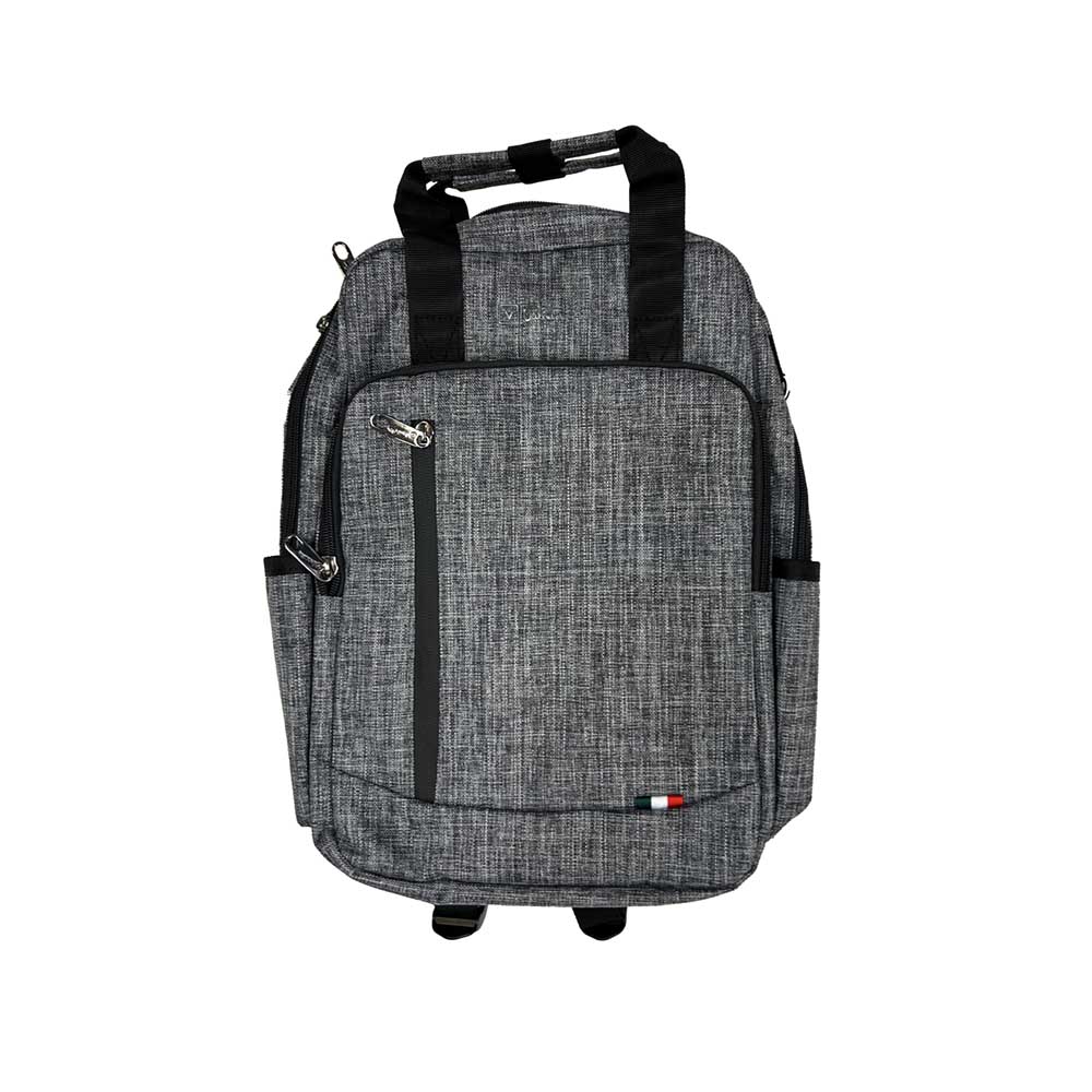 ~雪黛屋~Valenli 後背包中小容量可A4資料夾主袋+外袋共四層防水尼龍布VW1079 8