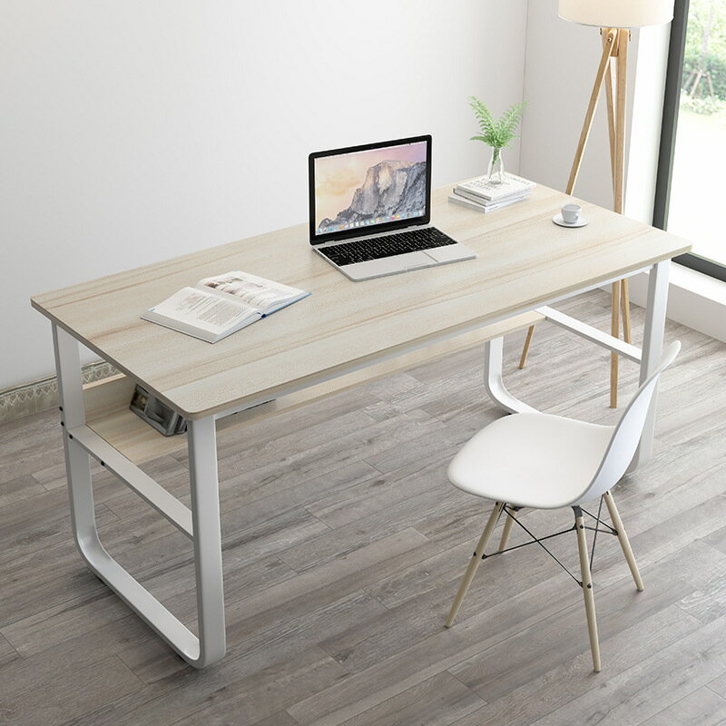 電腦桌臺式桌家用簡易寫字臺書桌學習辦公桌簡約現代臥室吃飯桌子