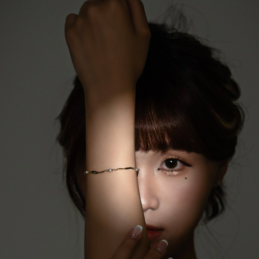 【Isha Jewelry】不規則的記憶 天然珍珠純銀手鍊 養殖珍珠 兩色可選 治裝激推