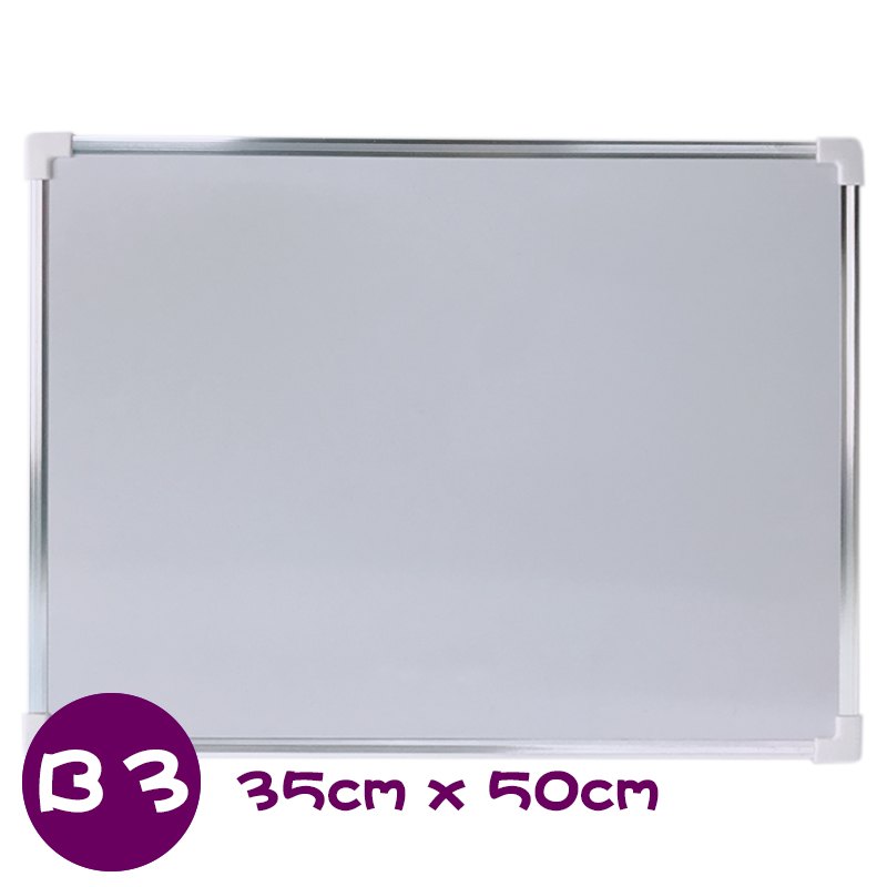 鋁框小白板 雙面磁性小白板 35cm x 50cm /一個入(促180) 留言板-AA6566--萬